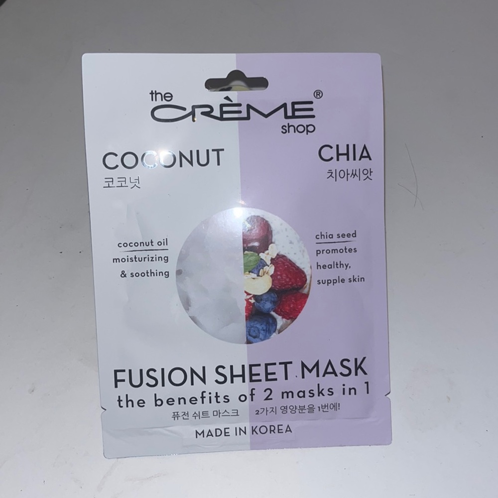 the creme shop fusion sheet mask